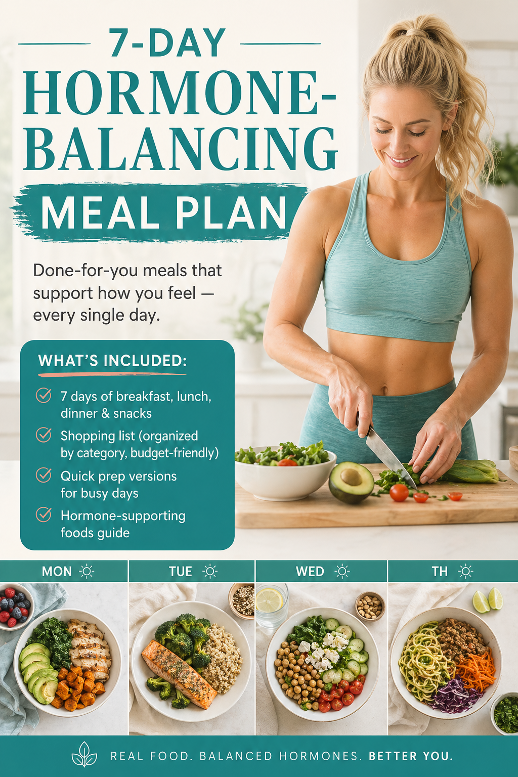 7-Day Hormone-Balancing Meal Plan cover